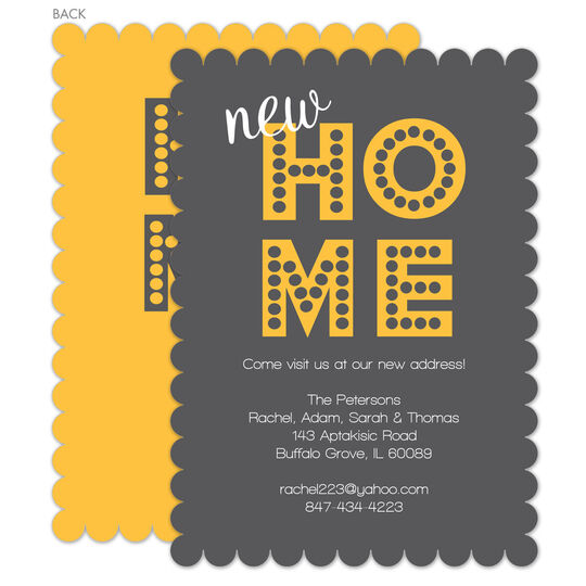 New Home In Lights Moving Announcements